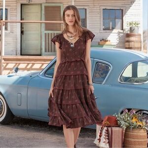 Sundance Maple Midi Dress size Medium